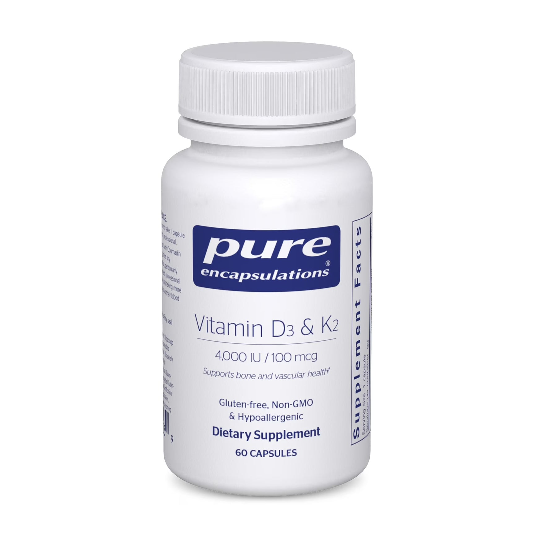 Pure Encapsulations Vitamina D3 y K2