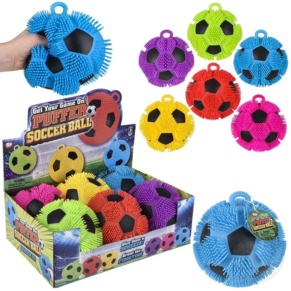 The Toy Network Light Up Puffer Soccer Ball