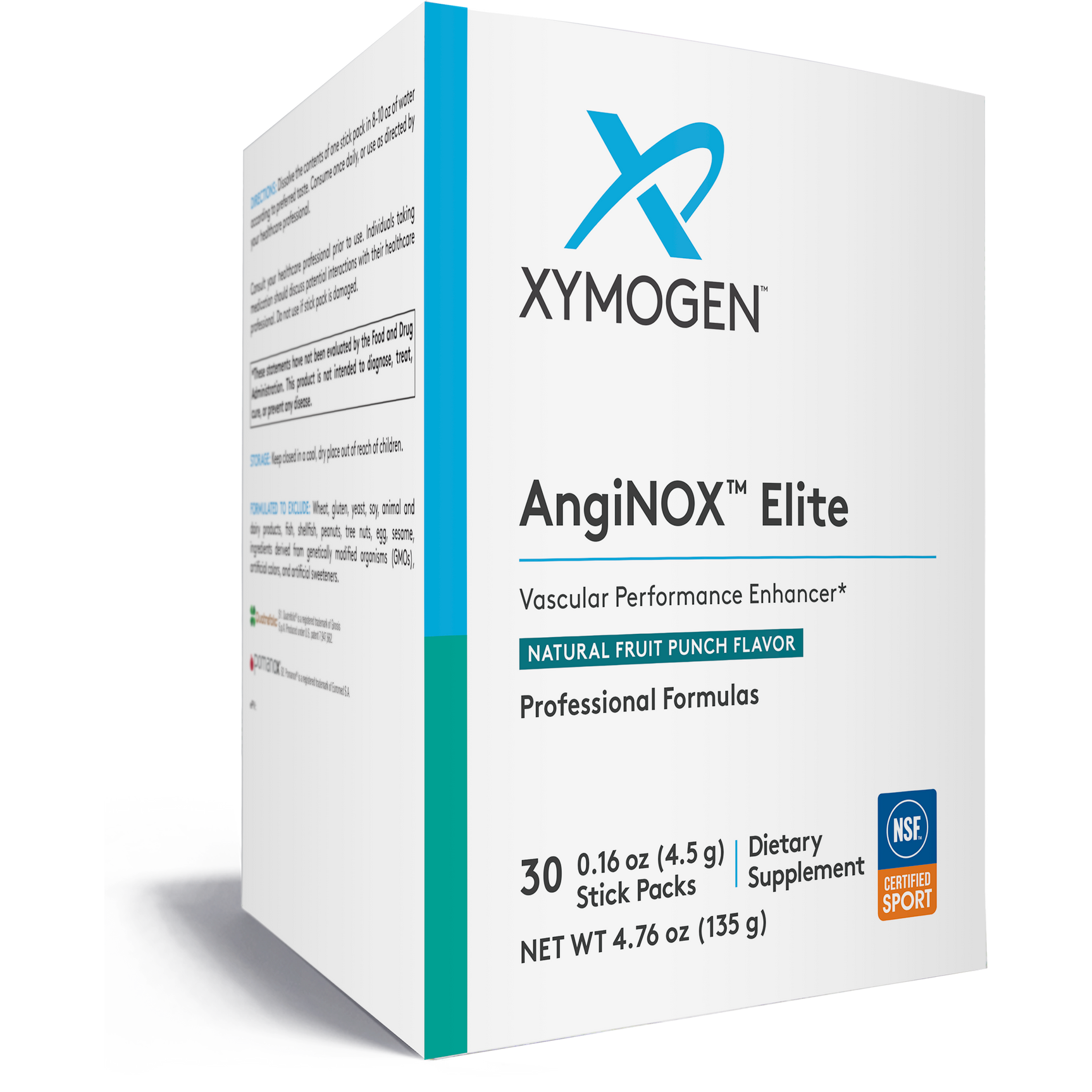 XYMOGEN AngiNOX Sabor Ponche de Frutas Natural