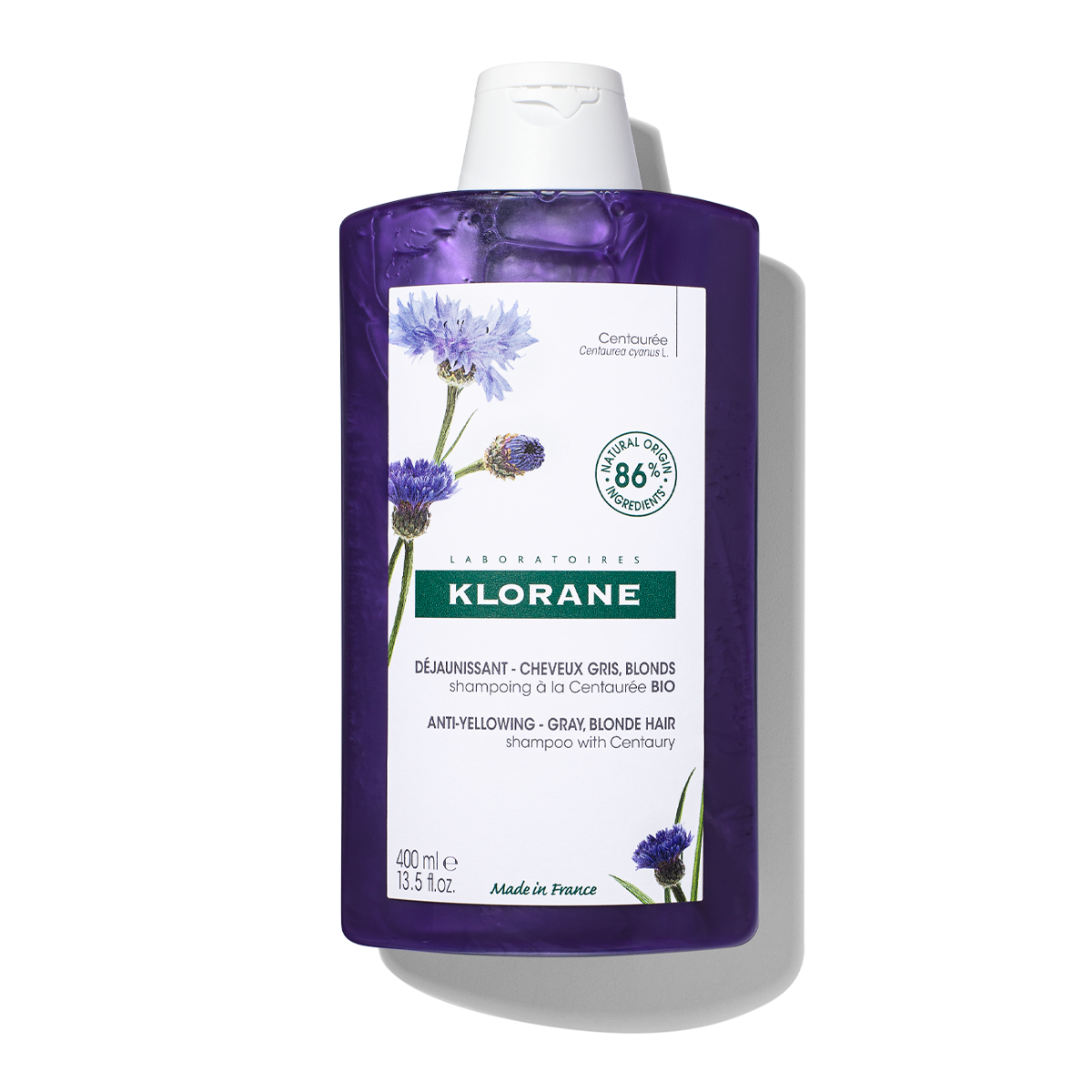 Champú Morado a base de Plantas de Klorane con Aciano