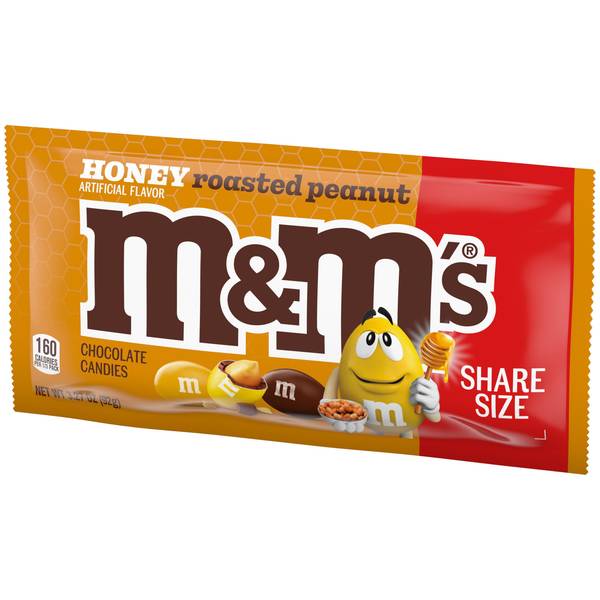 M&M’s de cacahuete tostado con miel