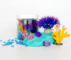 Earth Grown Kidough Axolote (Azul Hawaiiano) Mini Masa para Llevar