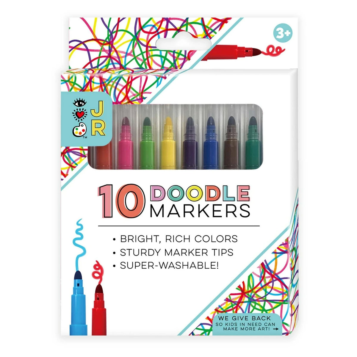 Bright Stripes Doodle Markers