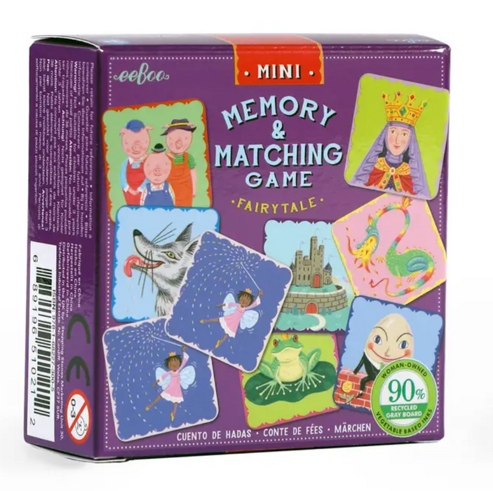 eeBoo Fairytale Mini Memory & Matching Game