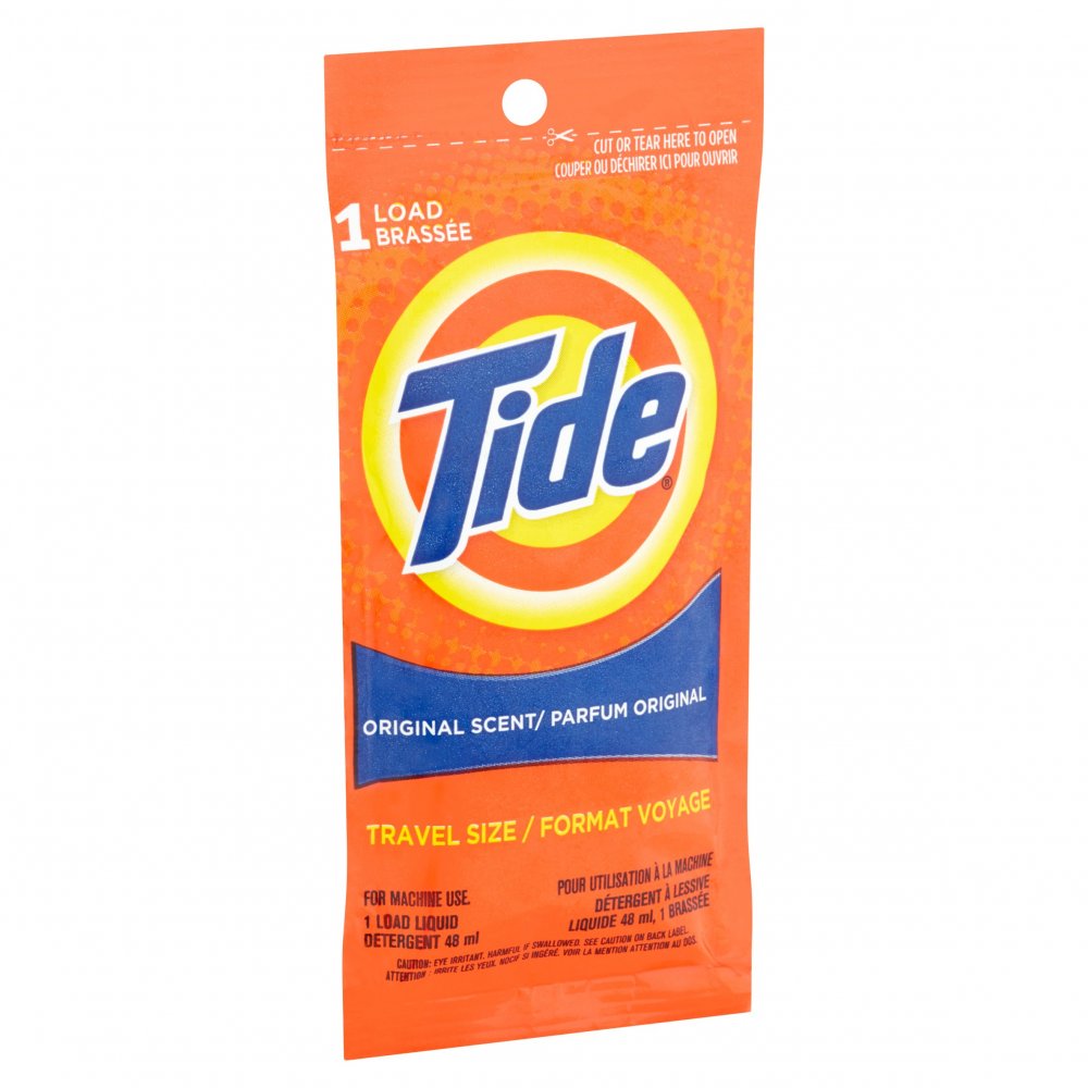 Tide 2X Ultra Detergent Scent 1.6 oz (Travel Size)