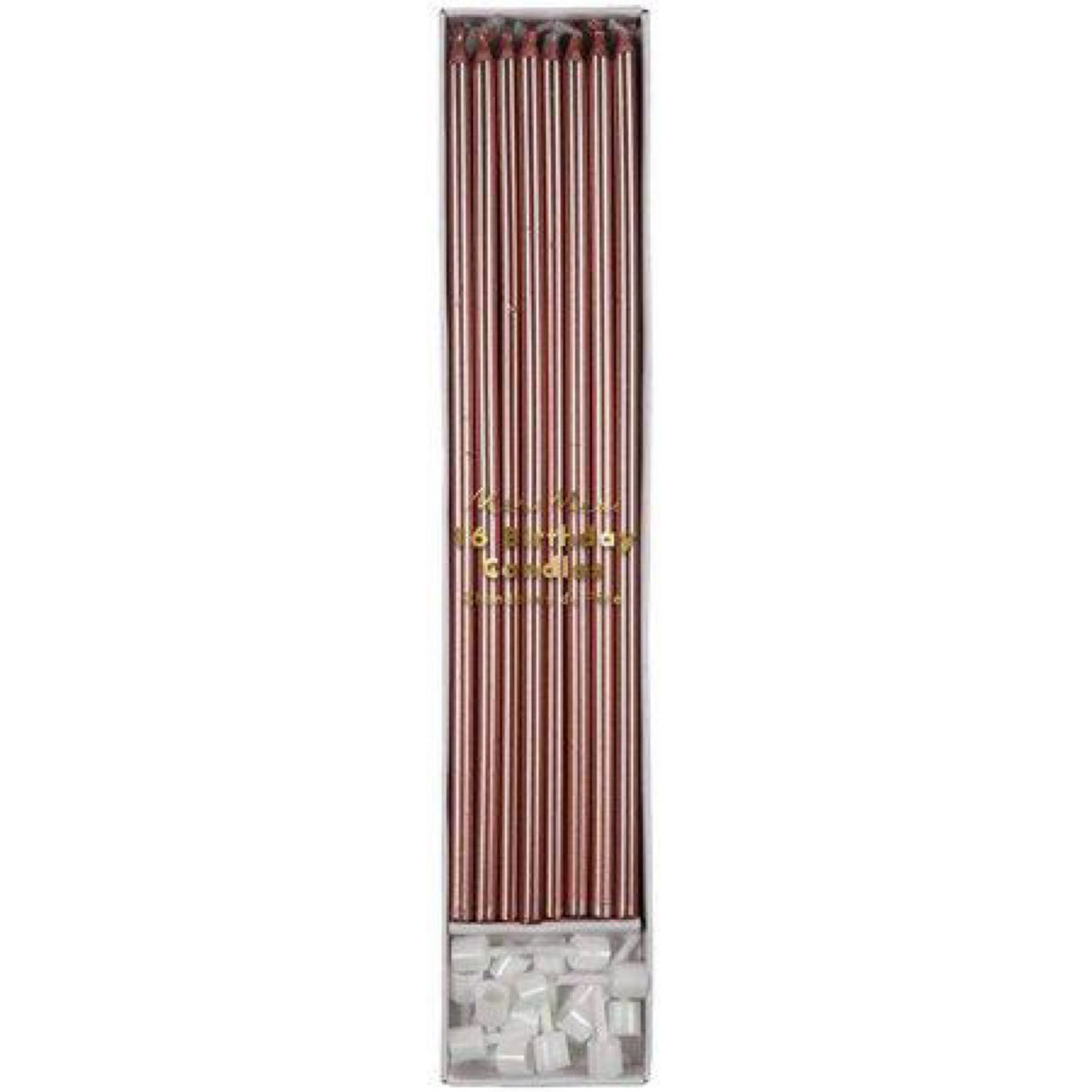 Meri Meri Rose Gold Long Candles