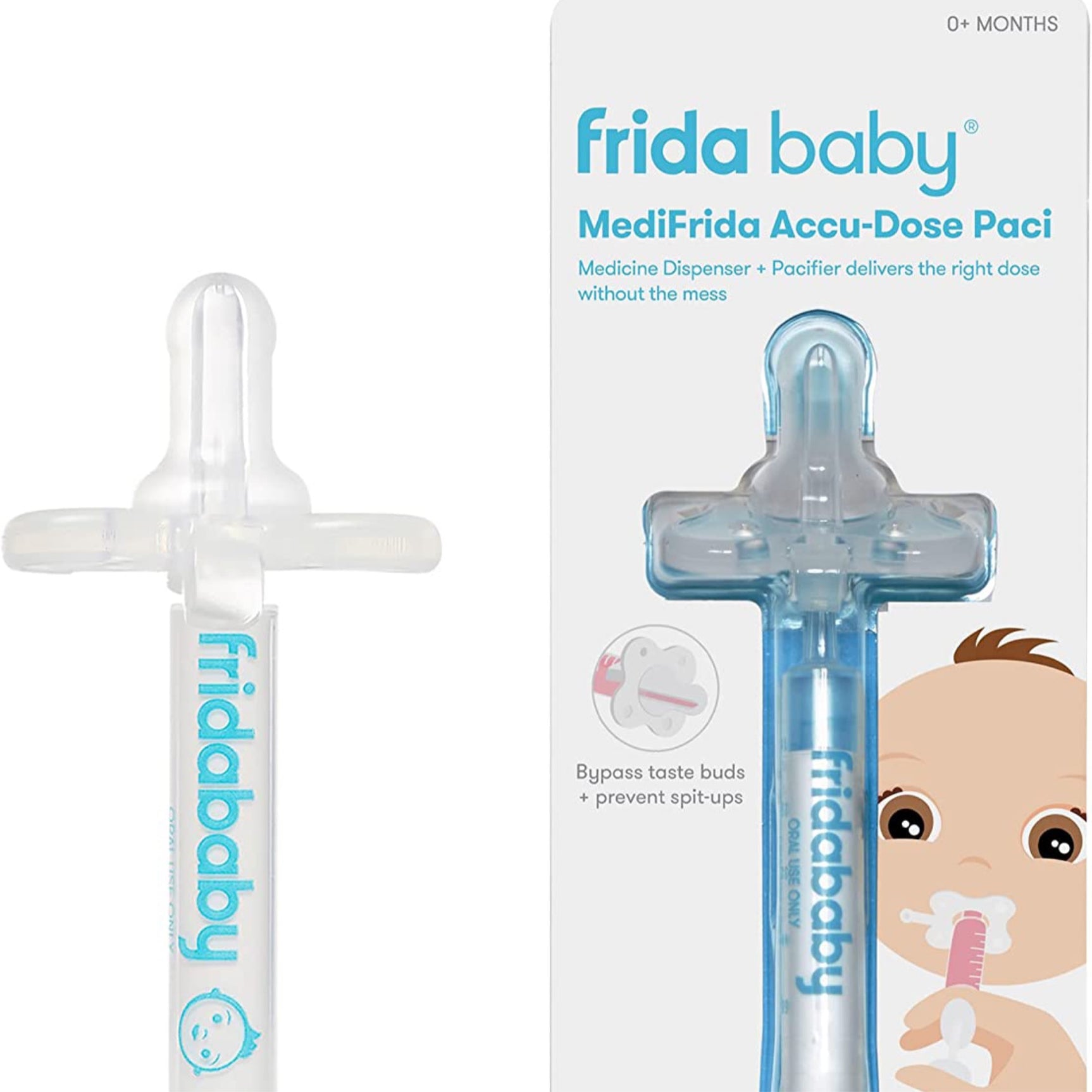 Medi Frida the Accu-Dose Pacifier Baby Medicine Dispenser by FridaBaby