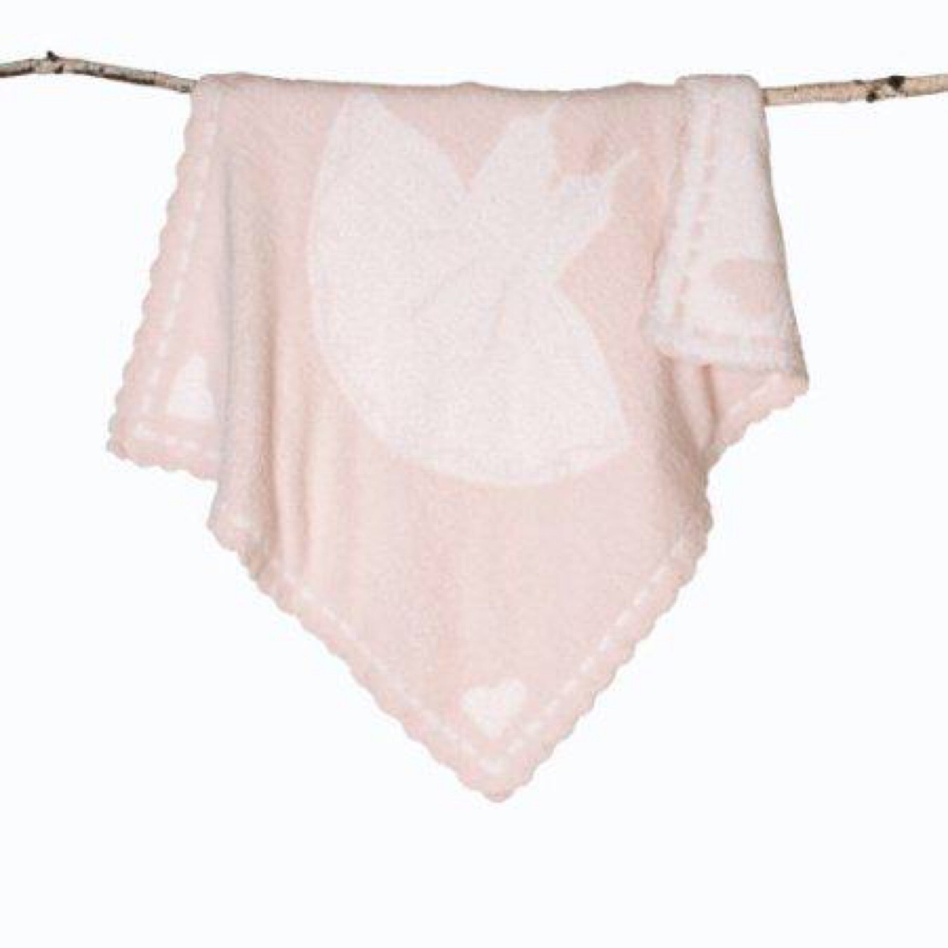Barefoot Dreams CozyChic Scalloped Receiving Blanket