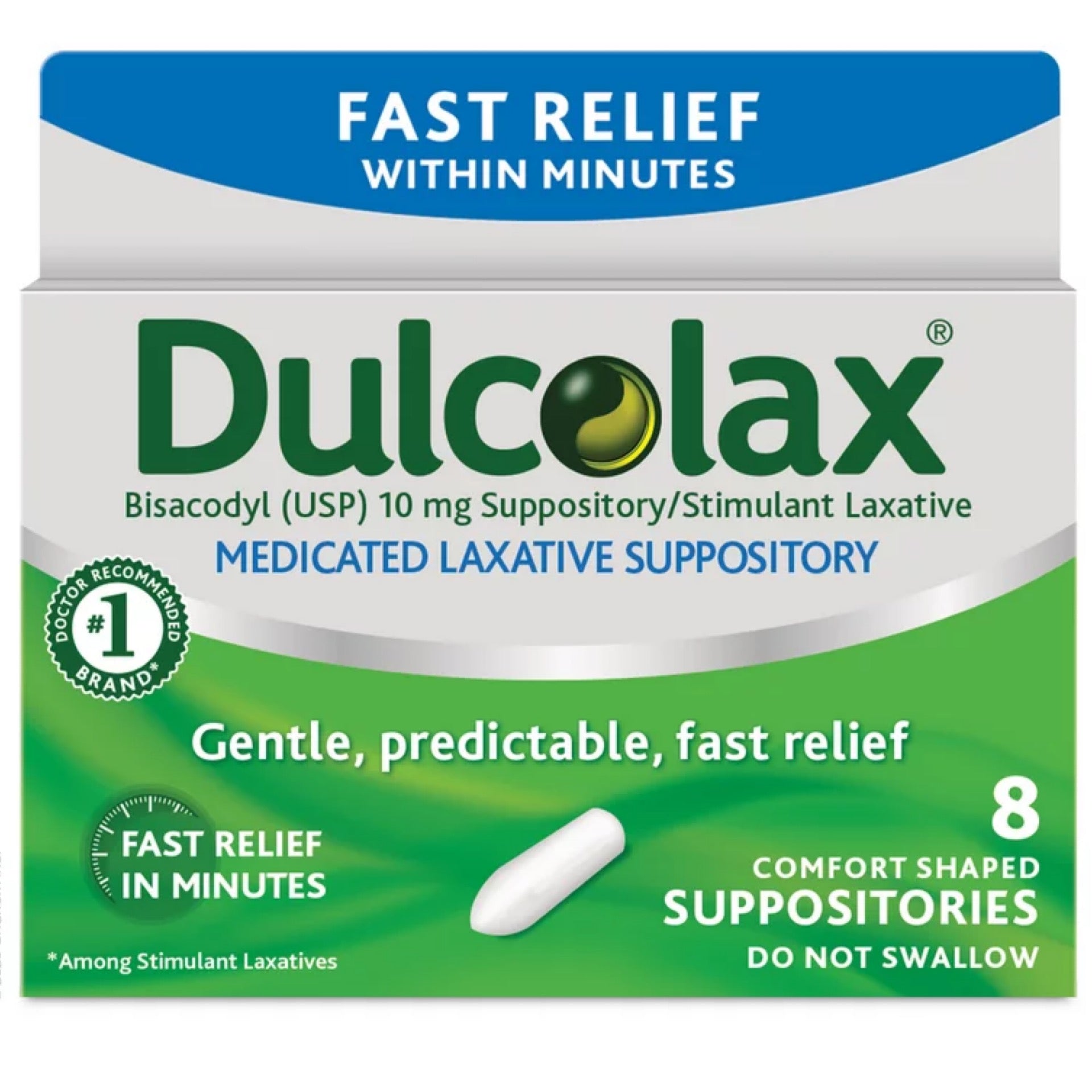 Dulcolax medicated laxative suppository