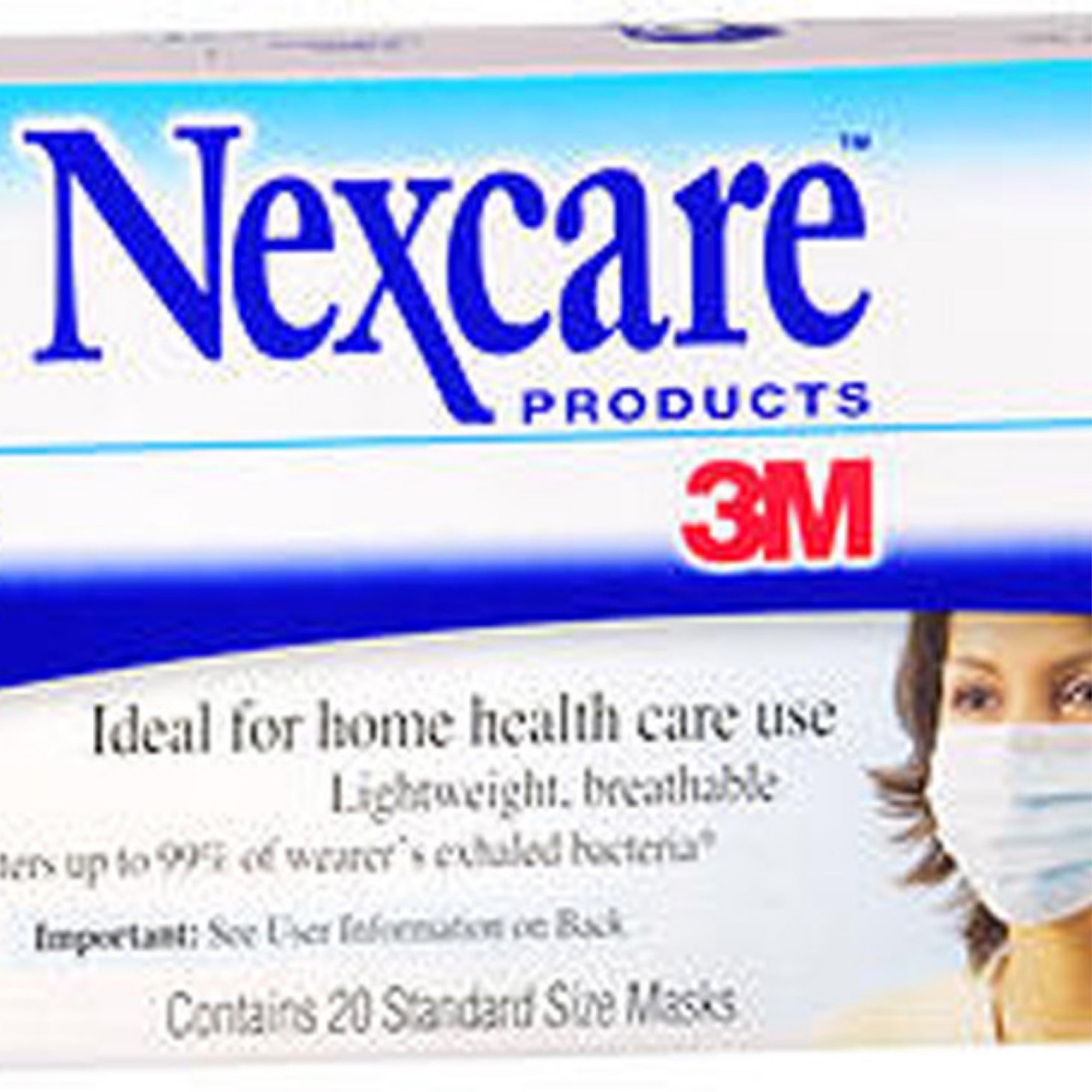 Nexcare earloop mask 20 pack