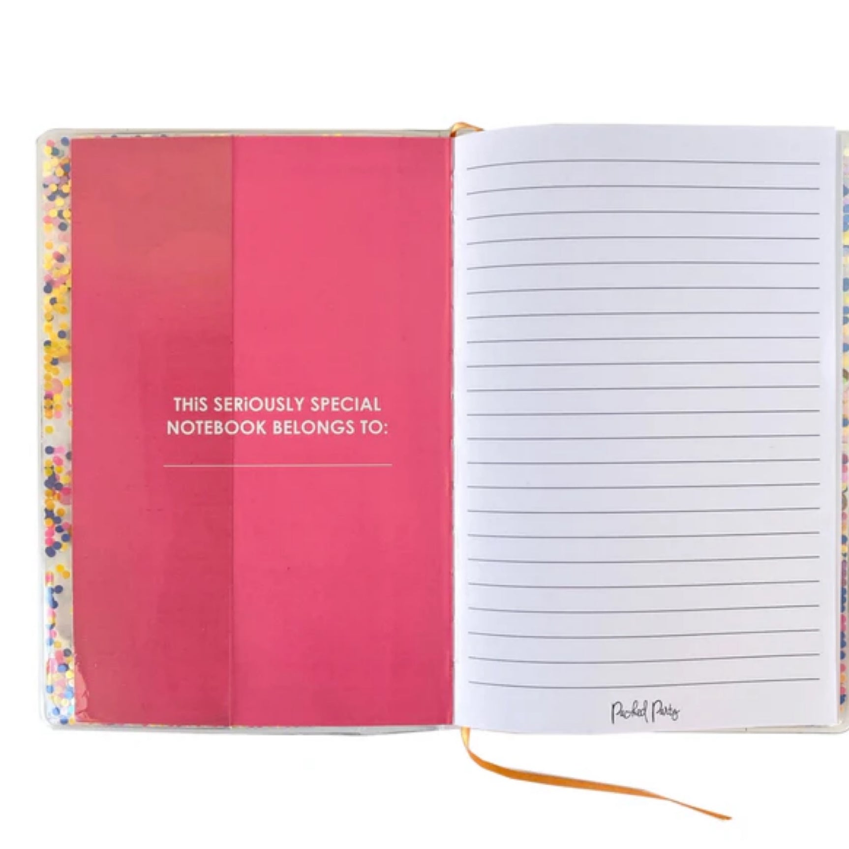 Packed party note book