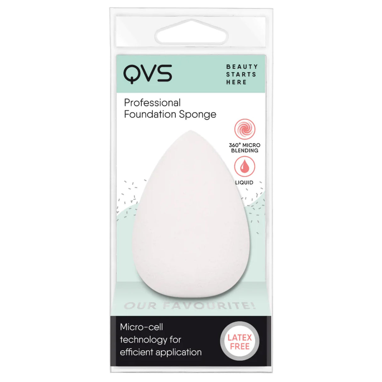 QVS professional foundation sponge
