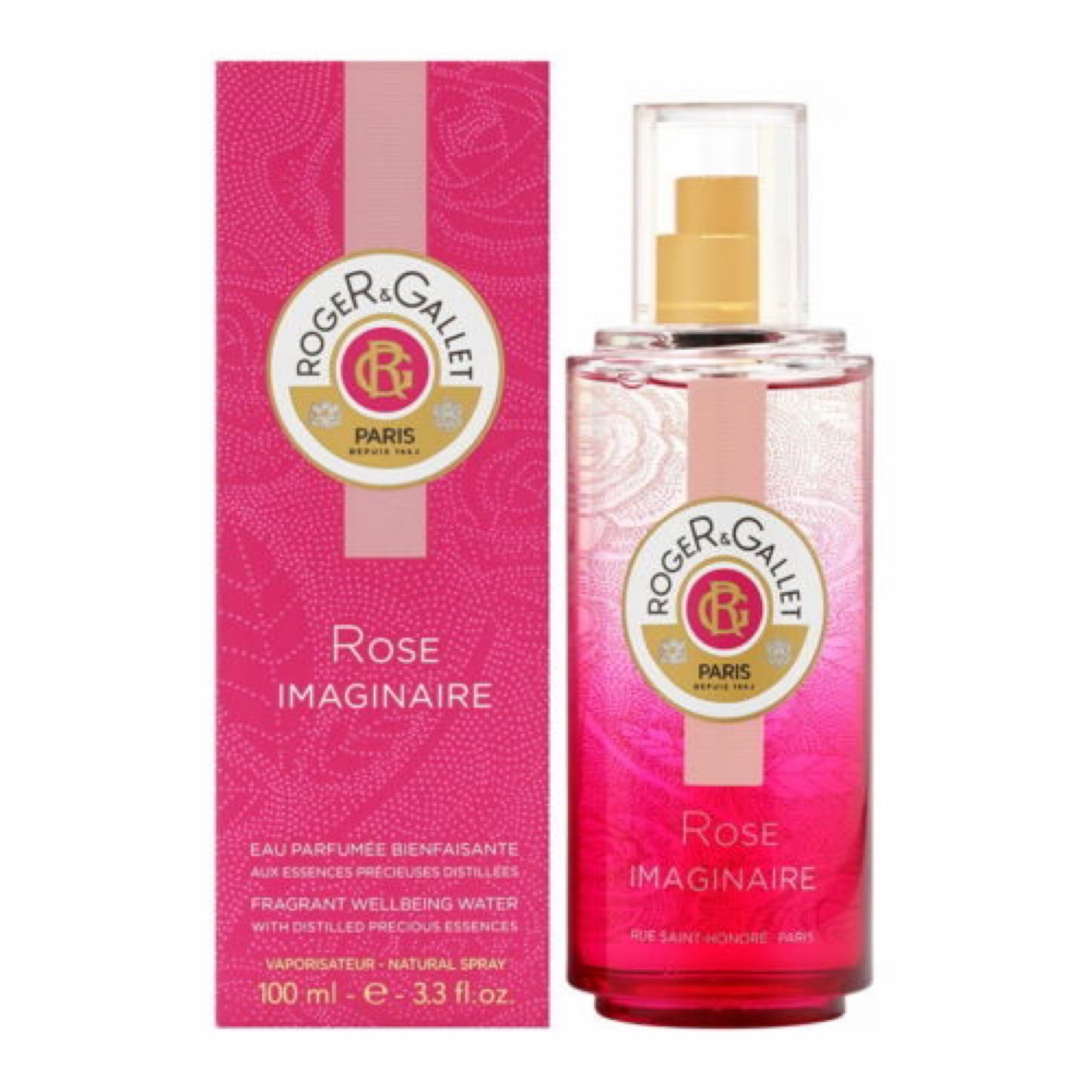 Roger & Gallet rose Fragrant well-being water natural spray