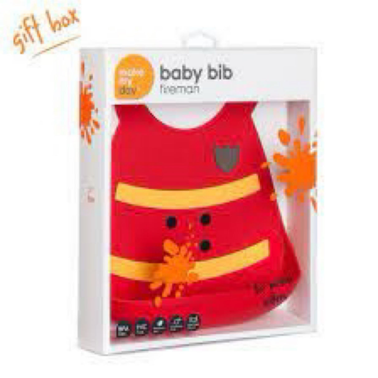 Make my day Baby bib fireman