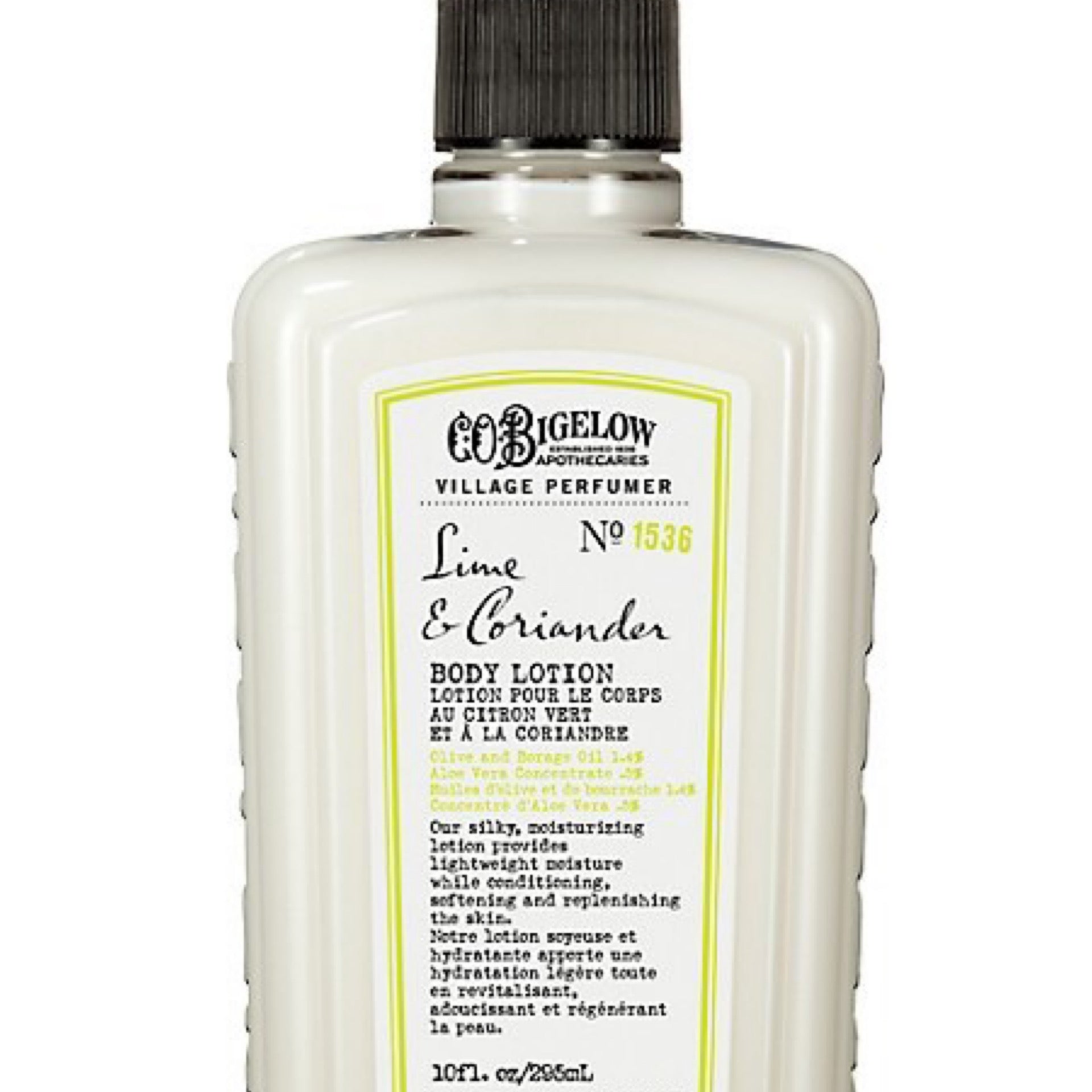 Bigelow village perfumer lime and coriander body lotion