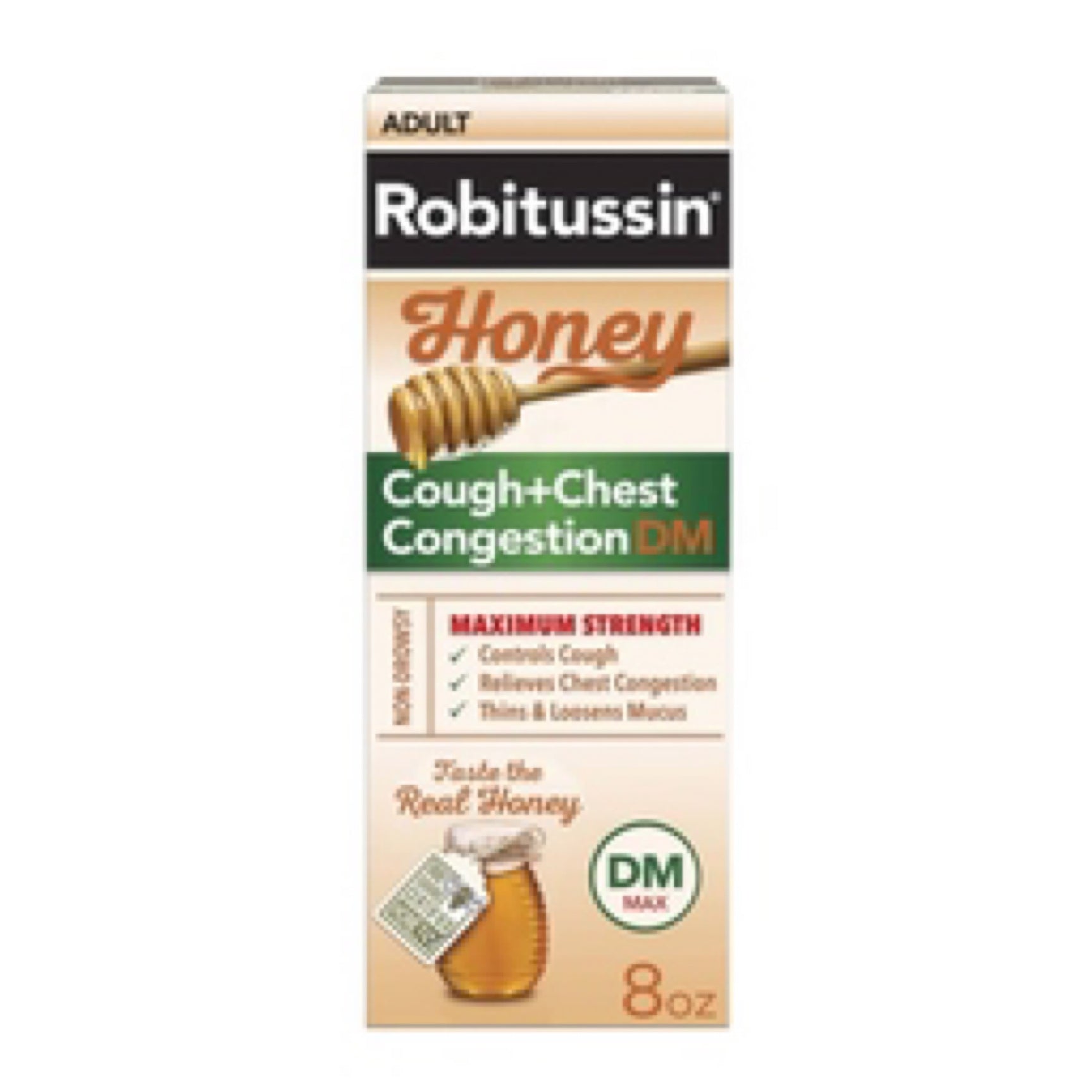 Robitussin Maximum Strength Honey Cough + Chest Congestion DM