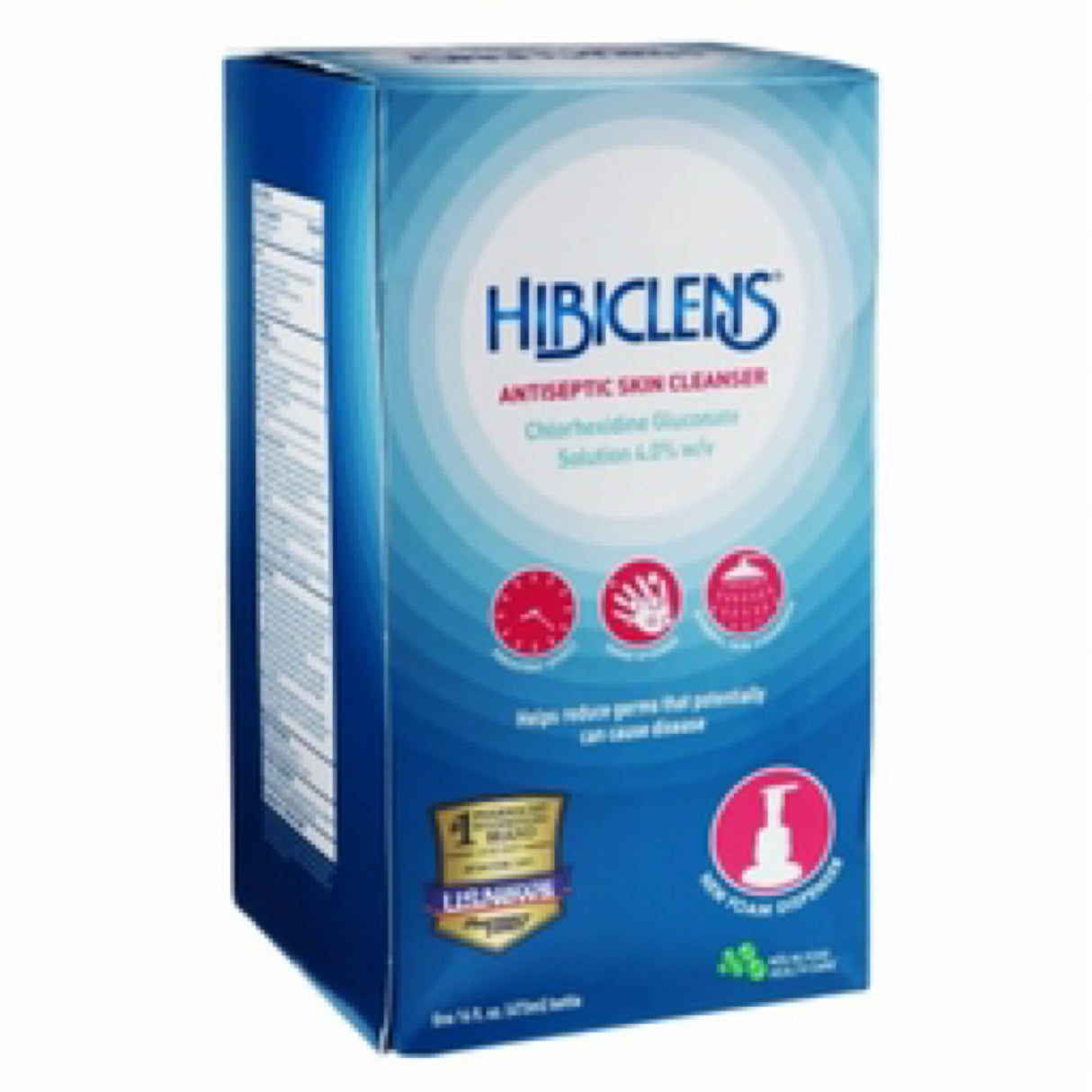 Hibiclens with Pump Antiseptic Antimicrobial Skin Cleanser 16 oz
