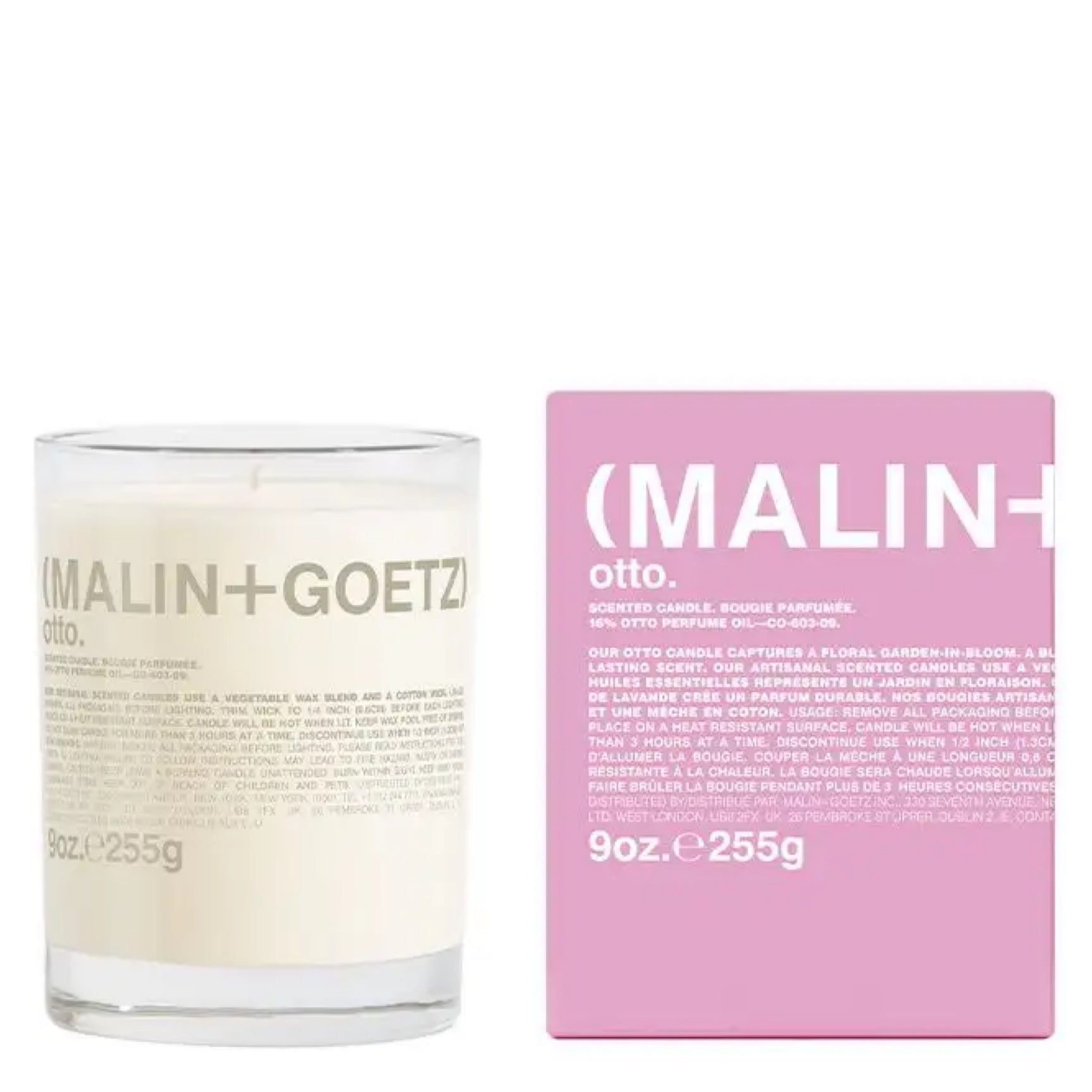 Malin + Goetz Otto candle 9oz