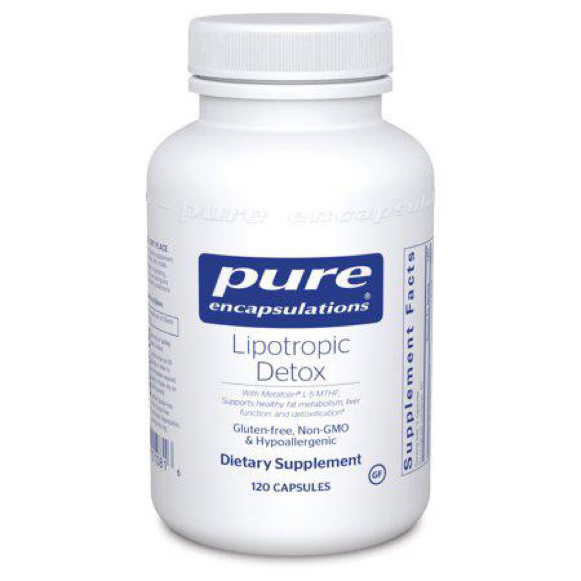 Pure ENCapsulations Lipotropic Detox | Hypoallergenic Supplement Supports Liver Function and Detoxification | 120 Capsules