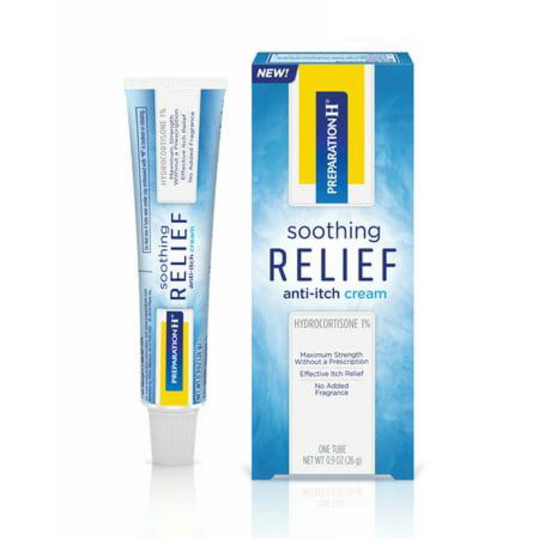 Preparation H Soothing Relief Anti-Itch Cream For Butt Itch Relief