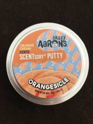 Crazy Aaron S Thinking Putty - Scentsory Treat: Orangesicle - Fidget Toy for All Ages - Stretch Create -Ÿ̈ Orange Cream Scented Putty That Never Dries Out - 2.75 Tin