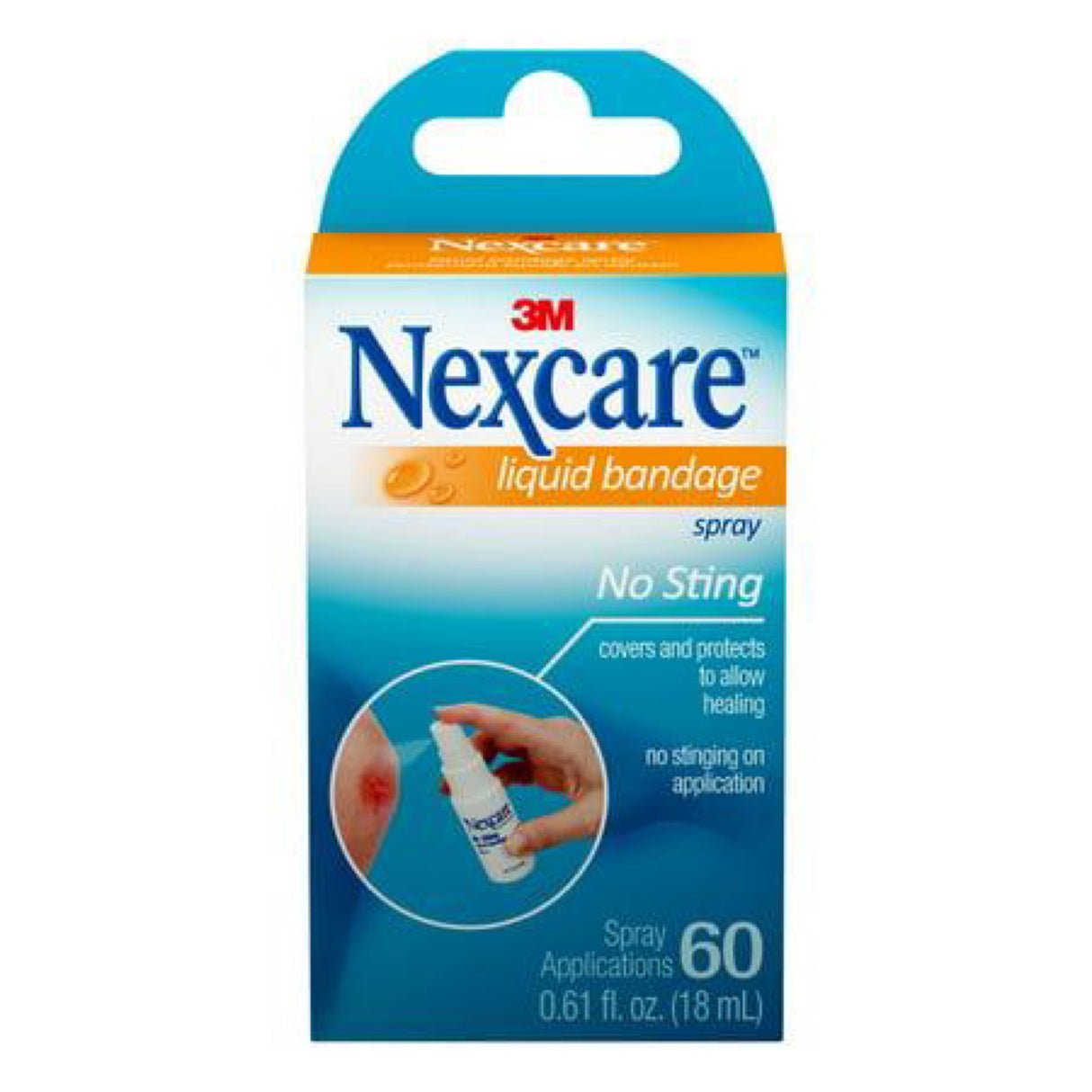 Nexcare No Sting Liquid Bandage Spray 0.61oz