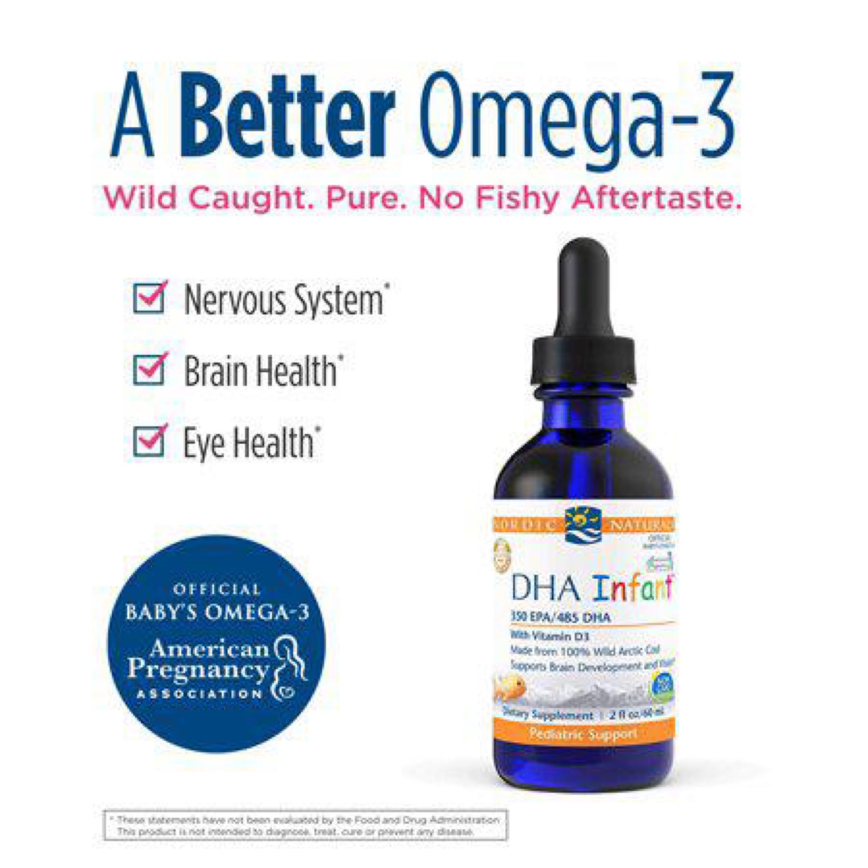 Nordic Naturals Pro DHA Infant Liquid with Dropper mg 2oz