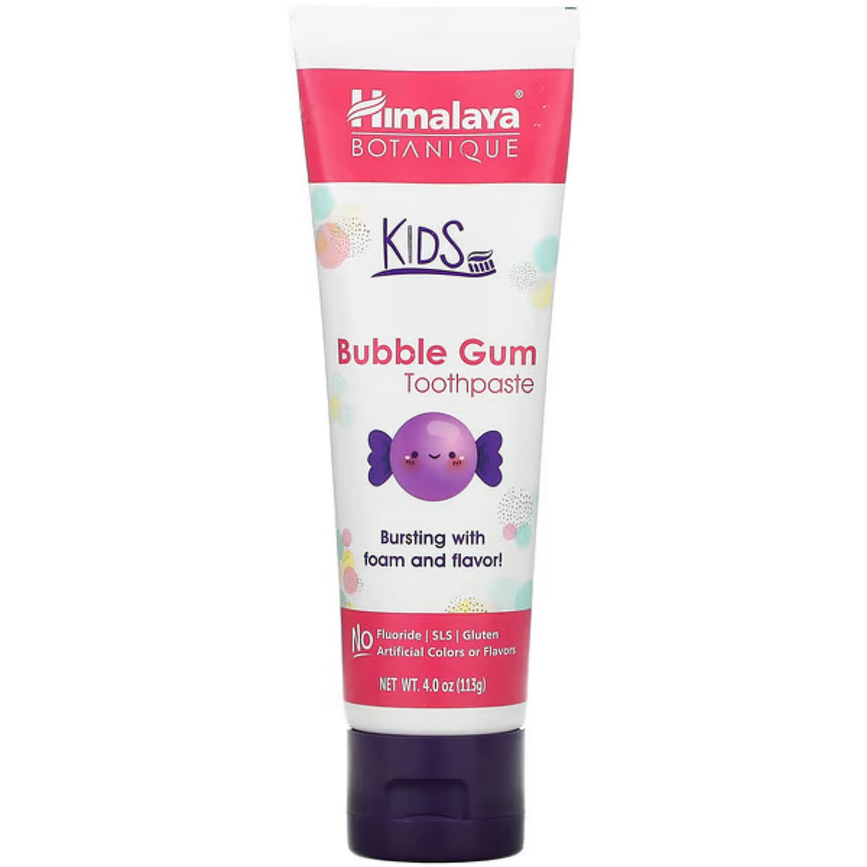 Himalaya Herbal Healthcare 376615 4 oz Kids Bubble Gum Toothpaste