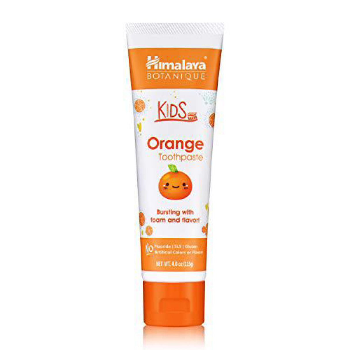 Himalaya Herbal Healthcare 376778 4 oz Kids Orange Toothpaste