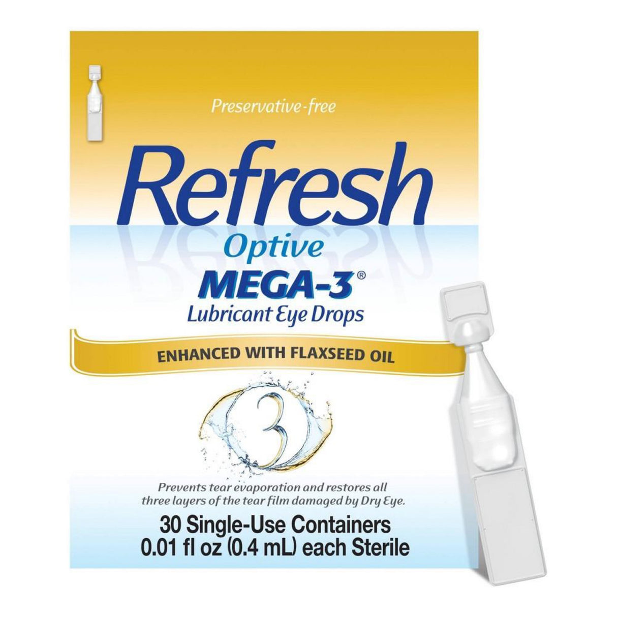 Refresh Optive Mega-3 Preservative Free Eye Drops