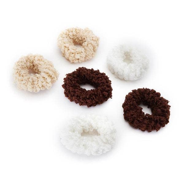 KITSCH Organic Cotton Fluffy Ponies 6pc - Neutral