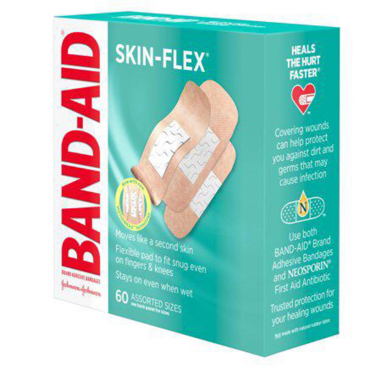 Bandaid Skin Flex Assorted 60 Count