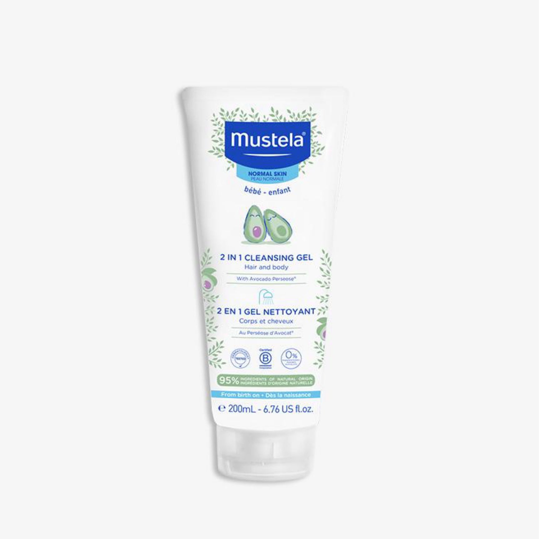 Mustela 2 in 1 cleansing gel