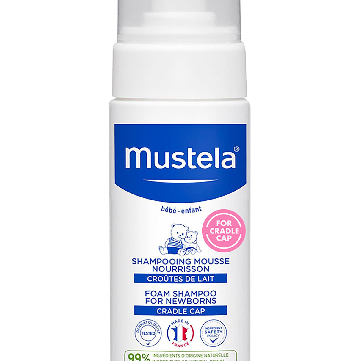 Mustela Newborn Baby Foam Shampoo For Cradle Cap