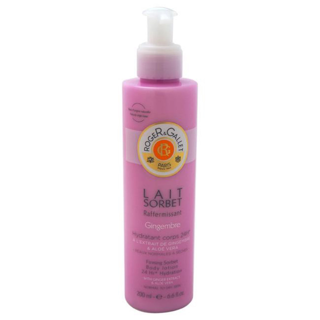 Roger & Gallet Gingembre Firming Sorbet Body Lotion (with Pump) 200ml/6.6oz