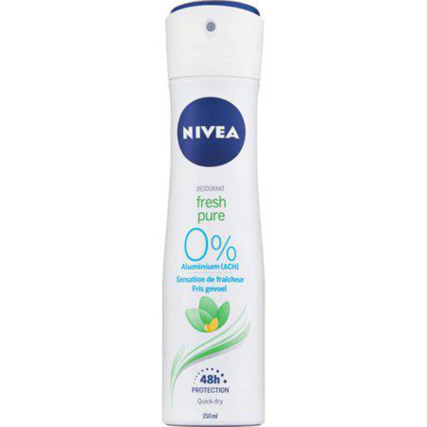 Nivea Spray Deodorant Fresh Pure 0 % Aluminum Salts