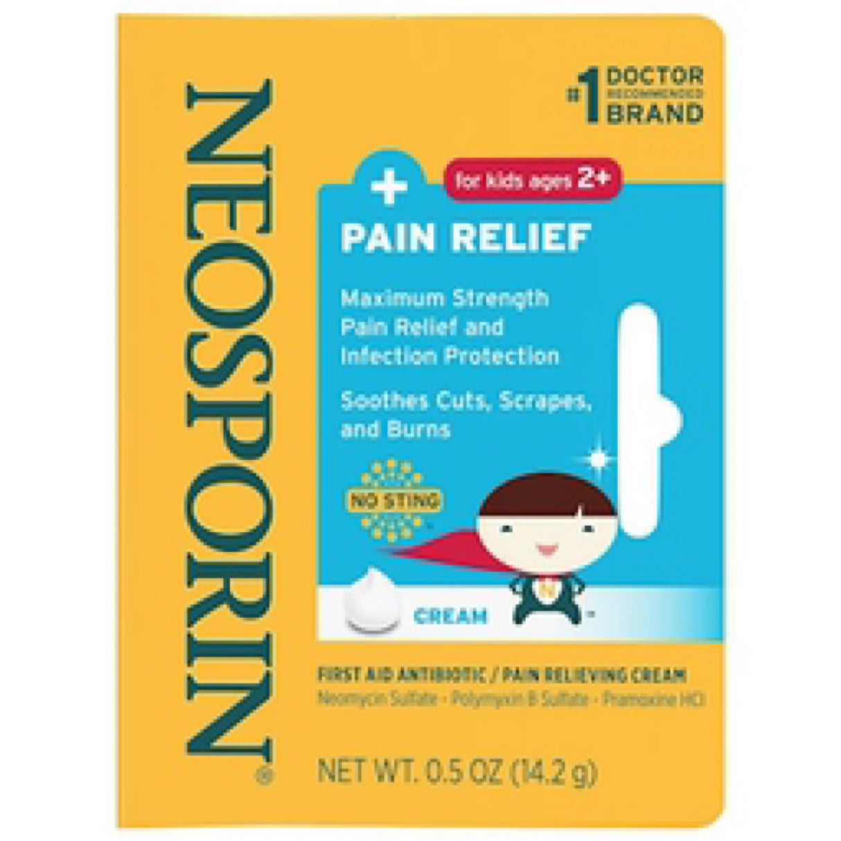 Neosporin Plus Pain Relief First Aid Antibiotic Pain Relieving For Kids / Cream