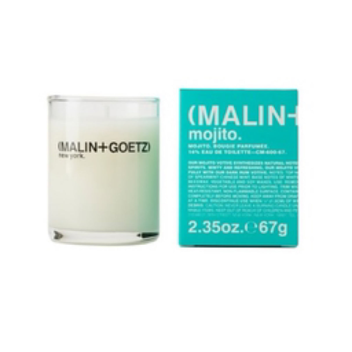 Malin + Goetz mojito candle 2.35oz