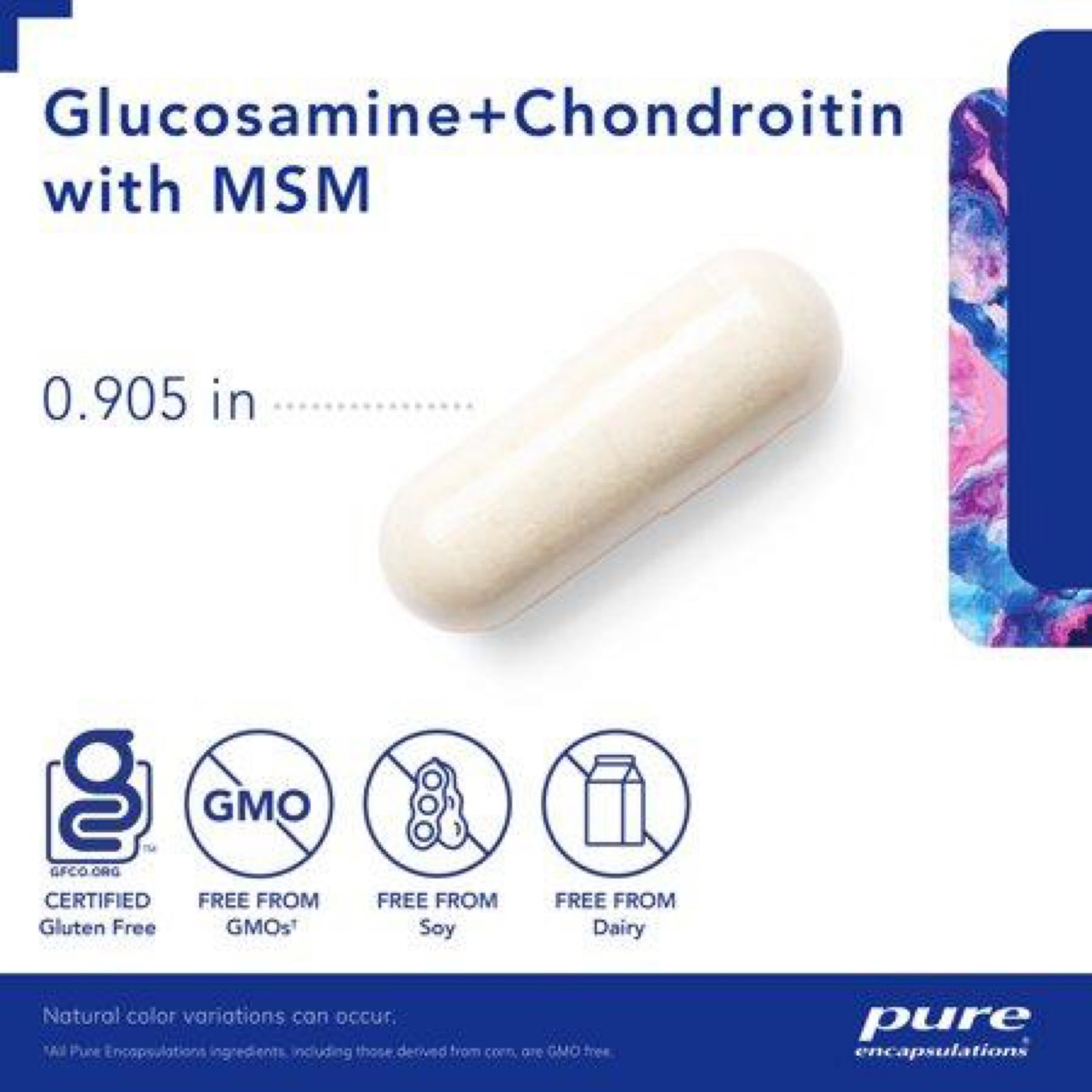 Pure Encapsulations Glucosamine Chondroitin with MSM