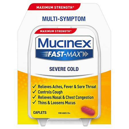 Maximum Strength Mucinex Fast Max Cold & Flu Caplets