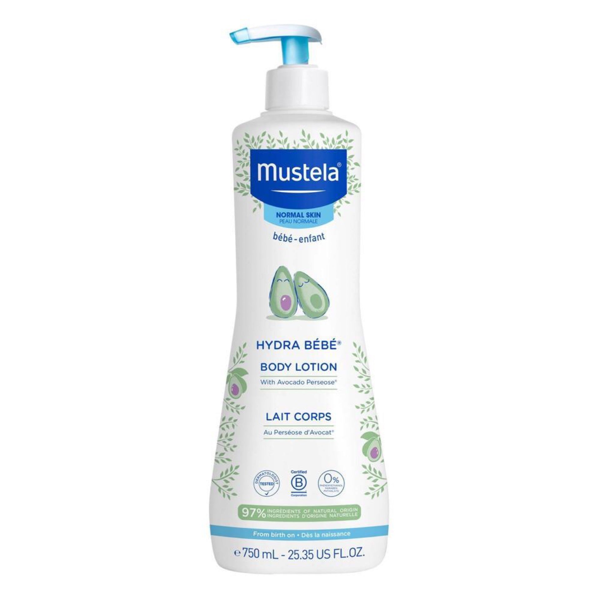 Mustela Baby Hydra Bebe Body Lotion with Natural Avocado Perseose