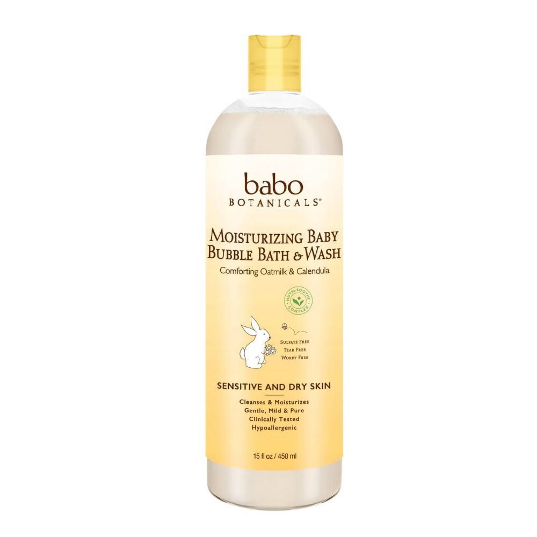 Moisturizing Baby Bubble Bath & Wash 450ml
