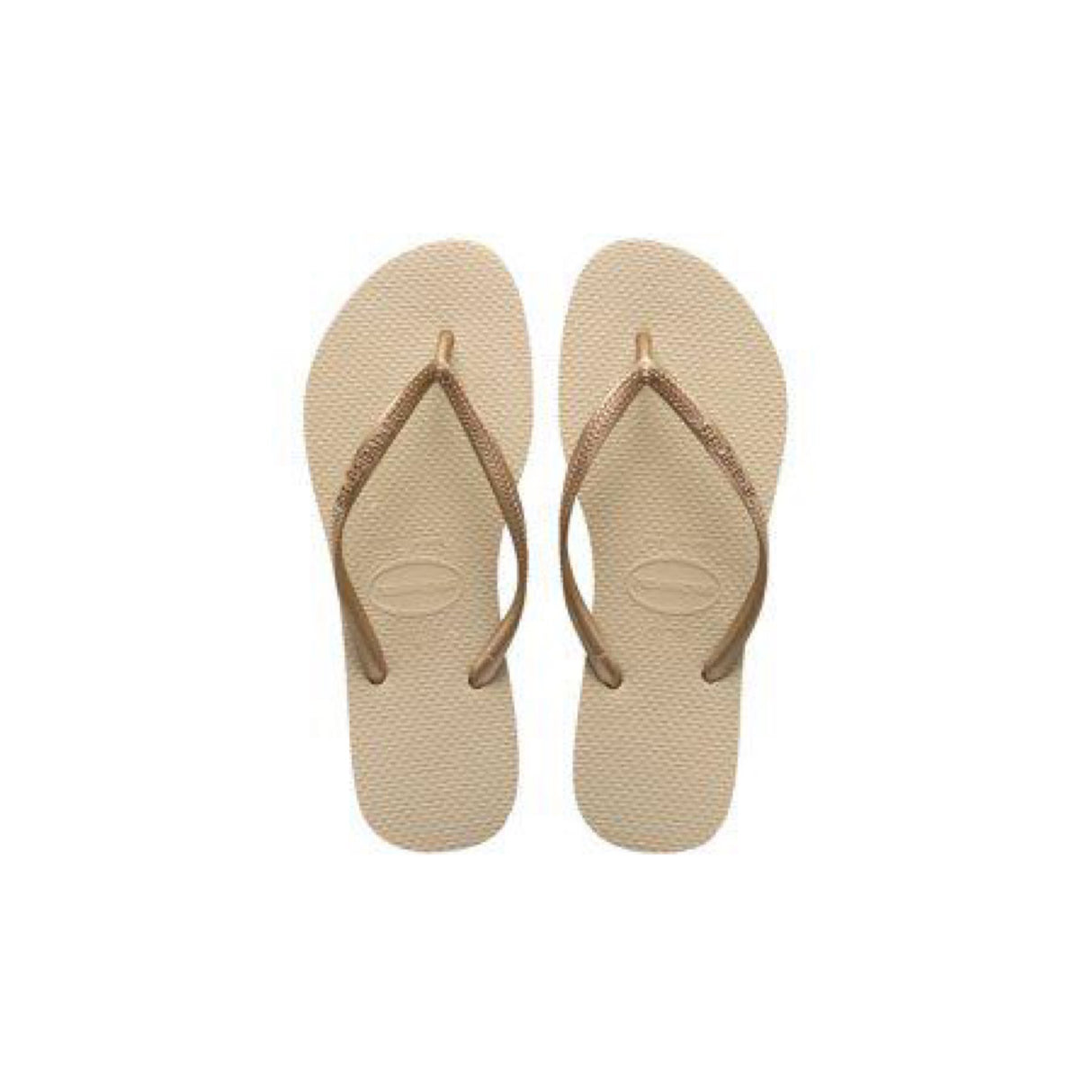 Havaianas 'Slim' Flip Flop in Sand/Light Gold