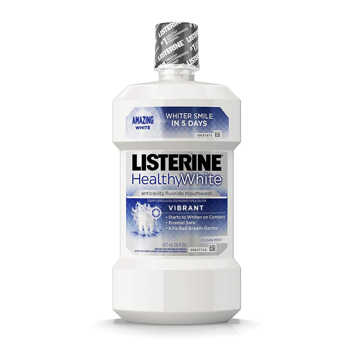 Listerine healthy white mouthwash