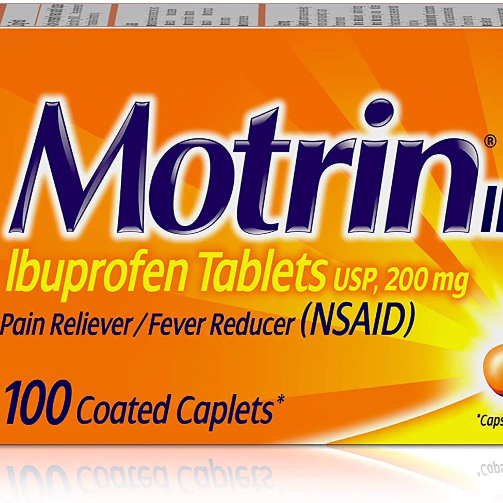 Motrin IB 100 cap