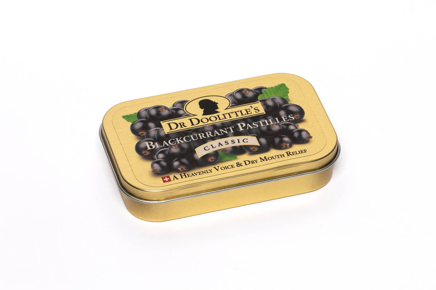 Dr. Doolittle's Pastilles Blackcurrant Classic 60g Tin - Image 2