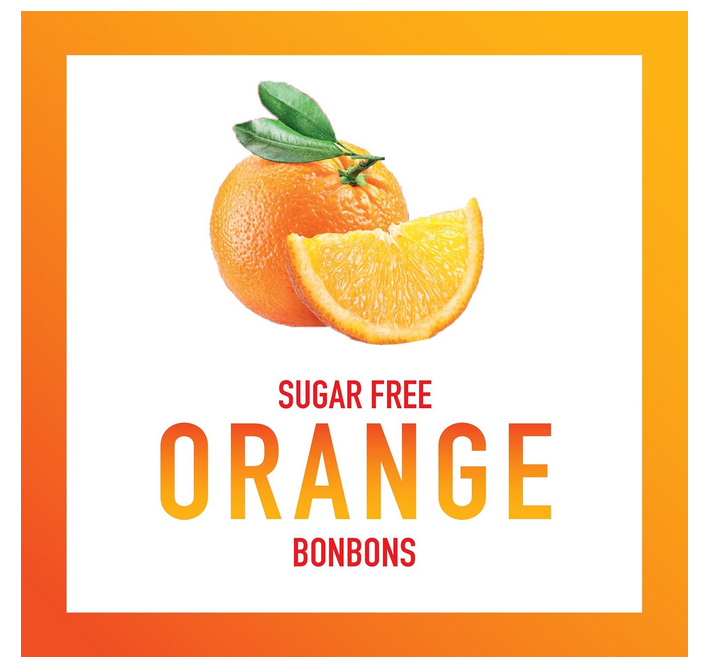 Swiss Imports Bonbons Sugar Free Orange Candy 40g - Image 4