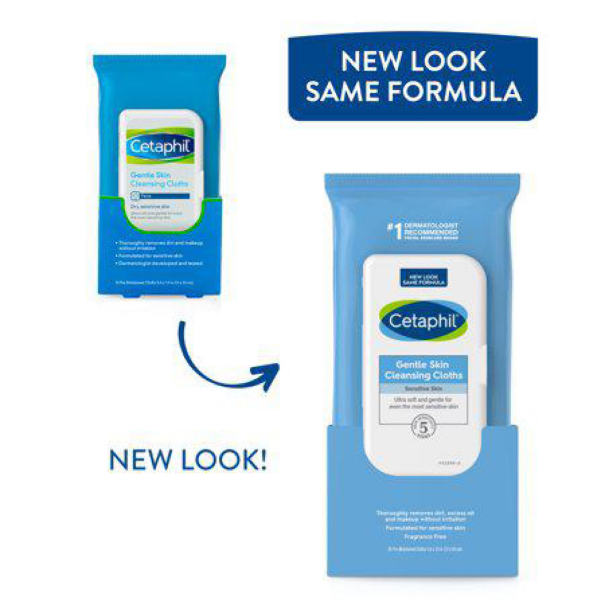 Cetaphil Gentle Skin Cleansing Cloths ct Face and Body Wipes