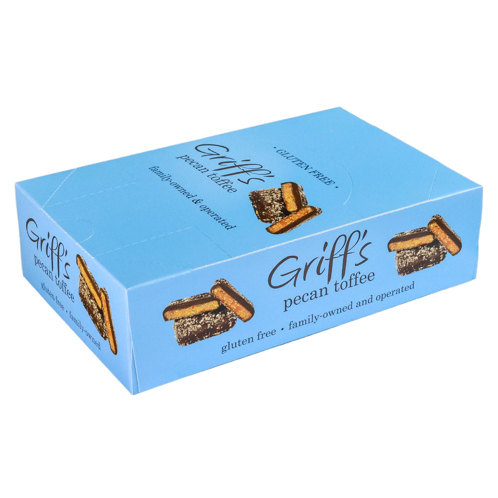 Griff’s Griff's Pecan Toffee - 1oz Dark Chocolate Toffee - Image 12