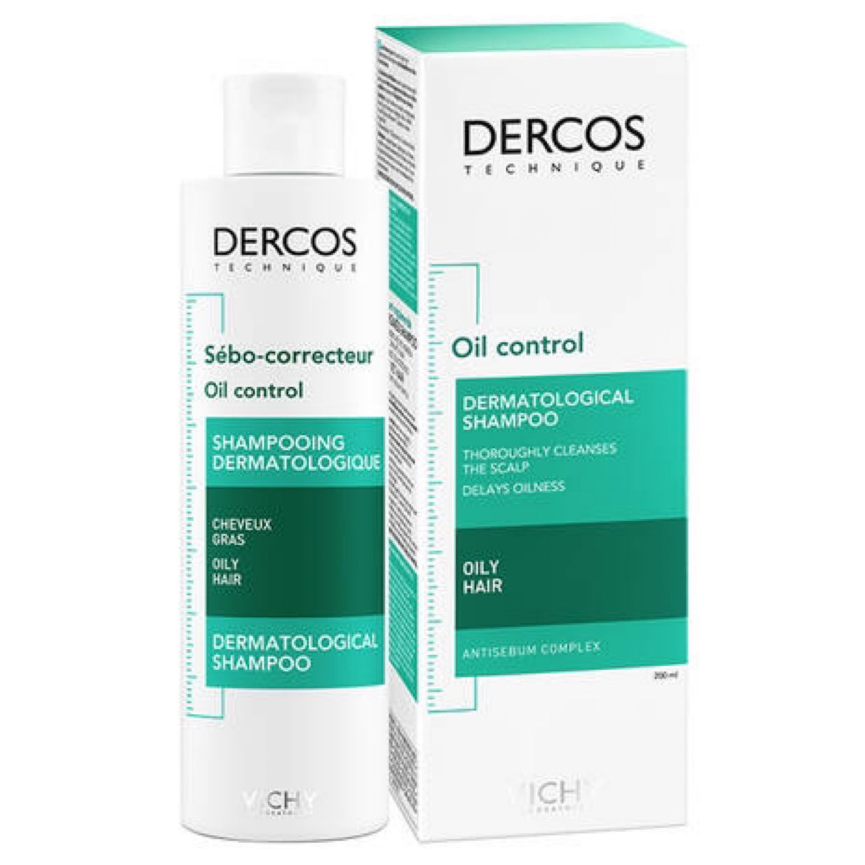 Vichy Dercos Technique Oil Control Advanced Action Shampoo